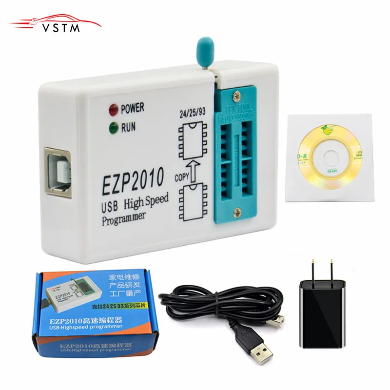 EZP2010 Высокоскоростной USB SPI программатор поддержка 24 25 93 EEPROM 25 флэш-чип биос EZP2010 usb программатор EPROM программатор