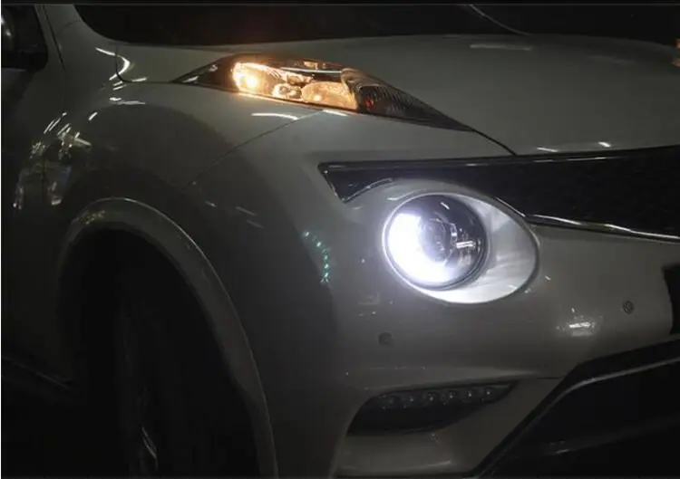 2 шт. фары для автомобиля Стайлинг для 2013- Nissan Juke фары 2011~ для Infiniti ESQ h7 xenon led drl hid комплект фары