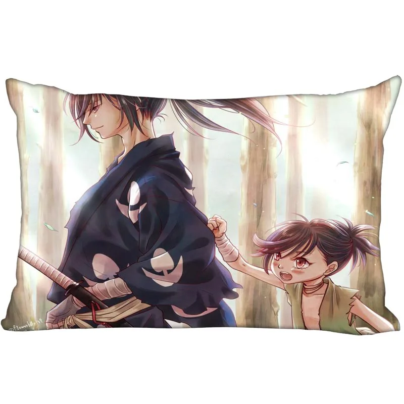 Крутые изготовленные на заказ Подушка Чехол Dororo Стиль Подушка Чехол 35X45 см один сторонами прямоугольного подушки пледы чехол для Спальня - Цвет: 16