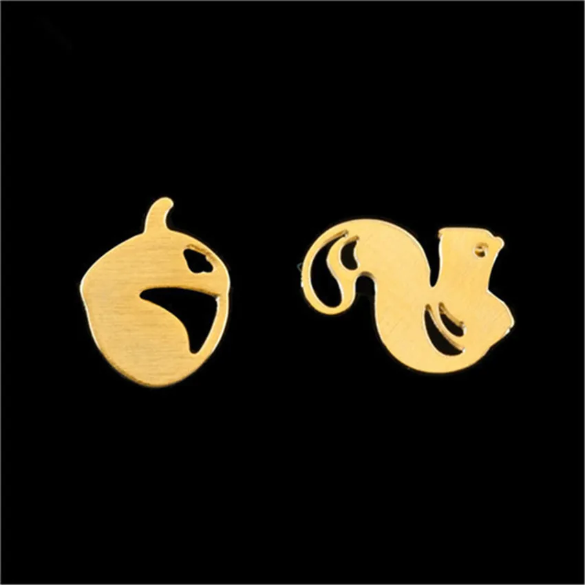 2017 Pendientes Mujer Moda колошения Нержавеющая сталь цвета: золотистый серебристый Цвет