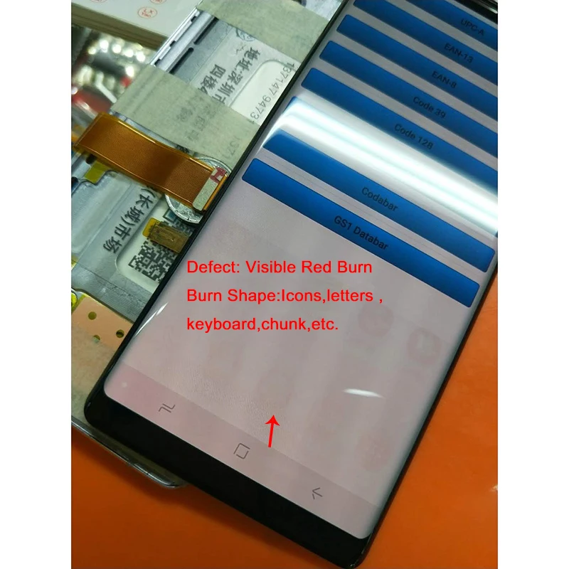 Оригинал Amoled 6 3 ''Дисплей Замена ЖК дисплей для SAMSUNG GALAXY Note 8 Note8 с Сенсорный