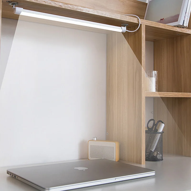 USB Powered LED Night Light DC 5V Reading Book Desk Ceiling Lamp Portable Tube Rigid Bar Strip Lights with on off Switch | Лампы и