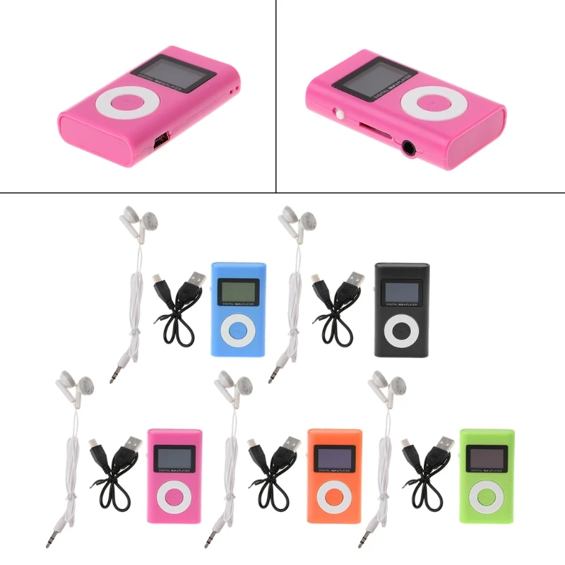 OOTDTY MP3 MX 809 мини USB Поддержка 32 ГБ Micro SD TF карта ЖК экран музыкальный цифровой mp3