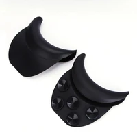 1 pc black silicone hair cut shampoo washing head pillow neck rest suction cup hair wash sink basin hairdresser accessories