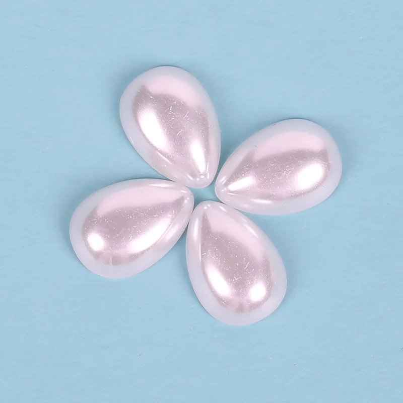 Высококачественные Плоские полукаплевидные бусины из искусственного жемчуга