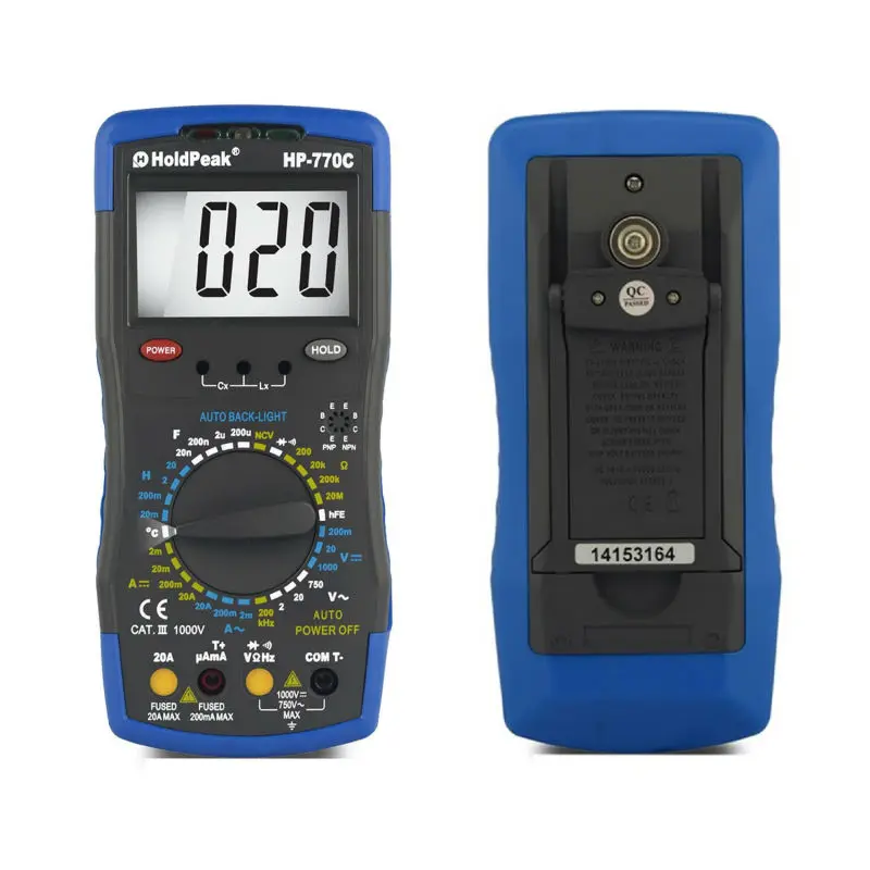 Мультиметр с функцией измерения индуктивности и частоты|multimeter automotive|meter