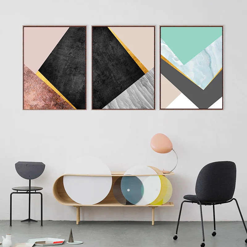 Скандинавский стиль гостиная картина для украшения помещений современный