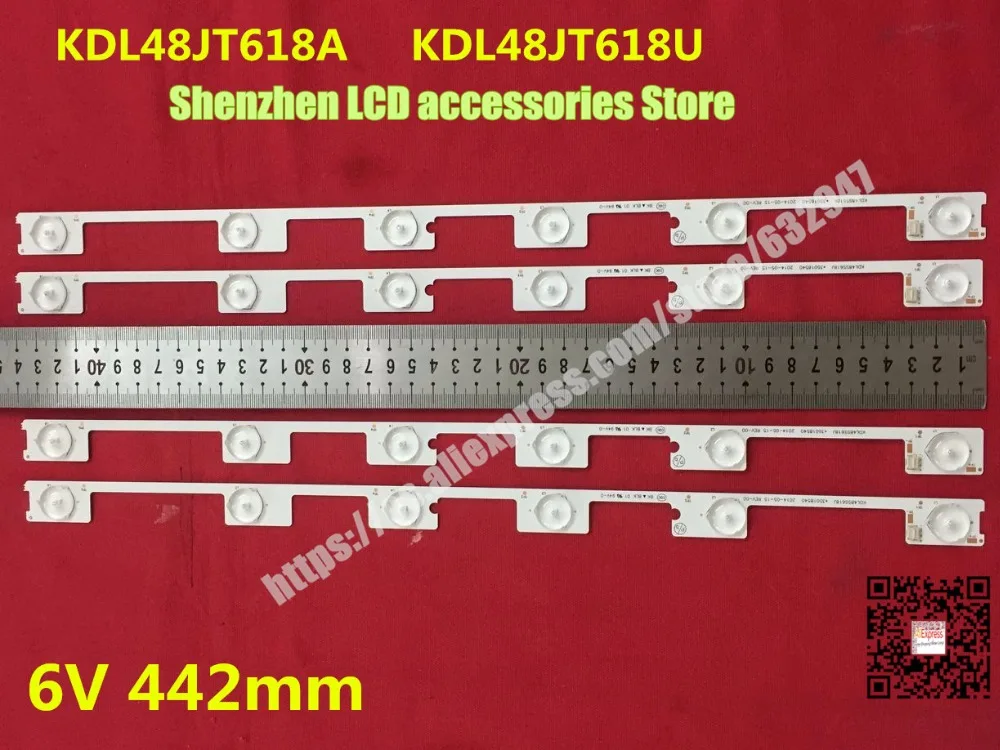 10 шт./лот светодиодный для Konka KDL48JT618A 258YTK панель 35018539 6-светодиодный s 48 ''ТВ подсветка полосы 442 мм
