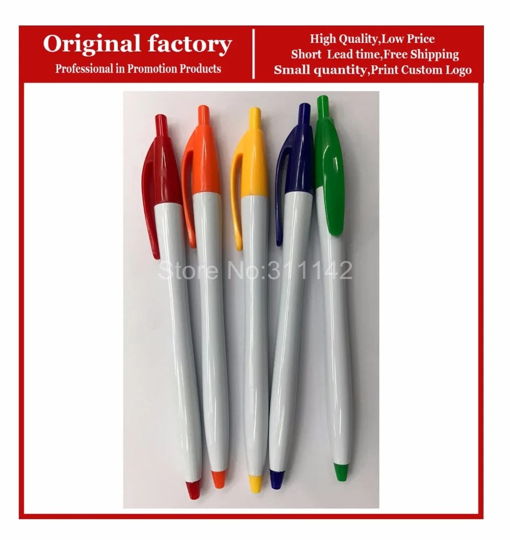 Новая и оригинальная пластиковая шариковая ручка рекламный слоган|ball pen|pens
