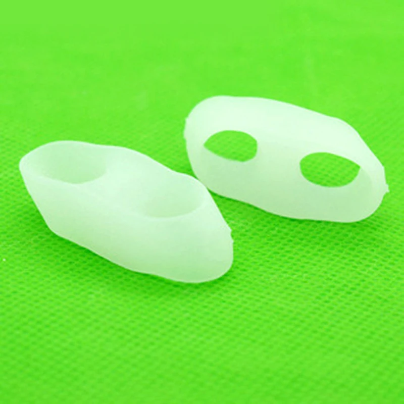 9Pair Silicon Hallux Valgus Protector Bunion Pedicura Silicone Toe Separator Pedicure Manicure Separators Foot Care Two Hole | Красота и