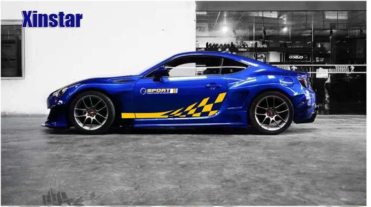 Автомобиль сбоку Наклейка для Toyota 86 Subaru STI Volkswagen Scirocco