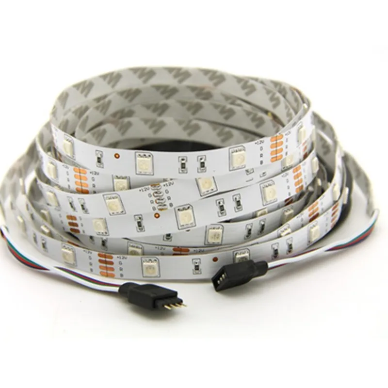 20M RGB LED Strip SMD 5050 600LEDs 30LED/M Flexible KIT Non Waterproof 44key Remote Controller 12V 10A Power Adapter | Освещение