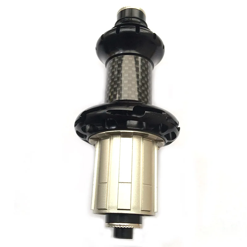 Прямой Pull Powerway R36 углеродный дорожный концентратор Черный 12024 отверстие включает