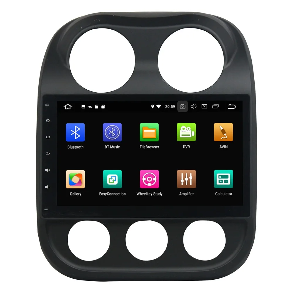 Автомобильный DVD плеер Aotsr Android 8 0 7 1 С GPS навигацией для Jeep Compass 2014 2015