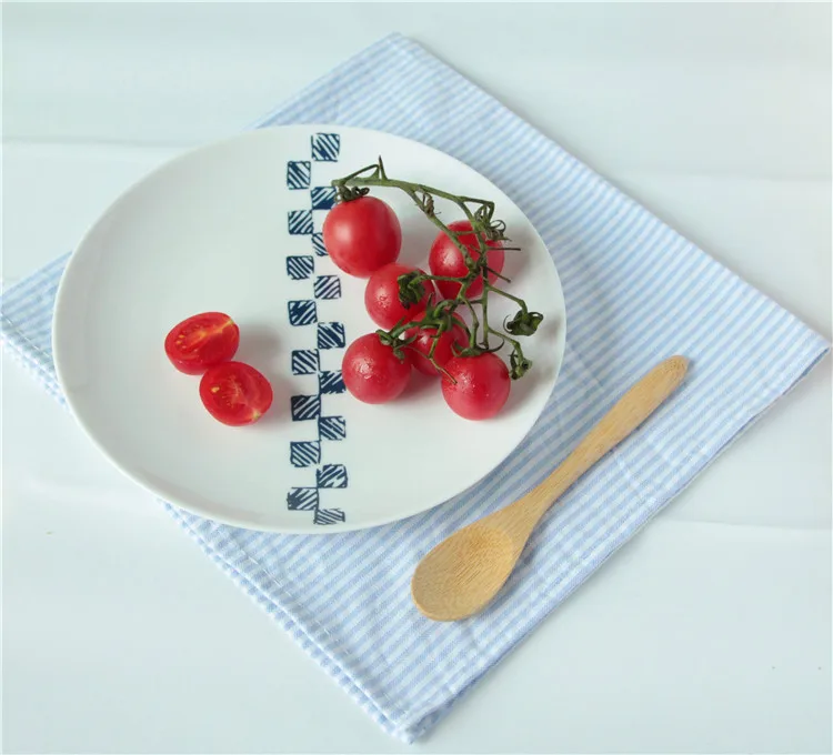 Креативные столовые тарелки керамические 8 * дюймов Фарфоровая столовая посуда