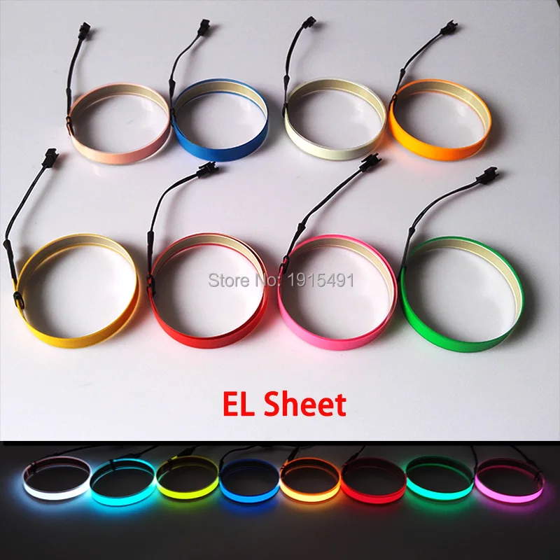 Светодиодная неоновая лента el wire для украшения интерьера автомобиля X см 8 цветов