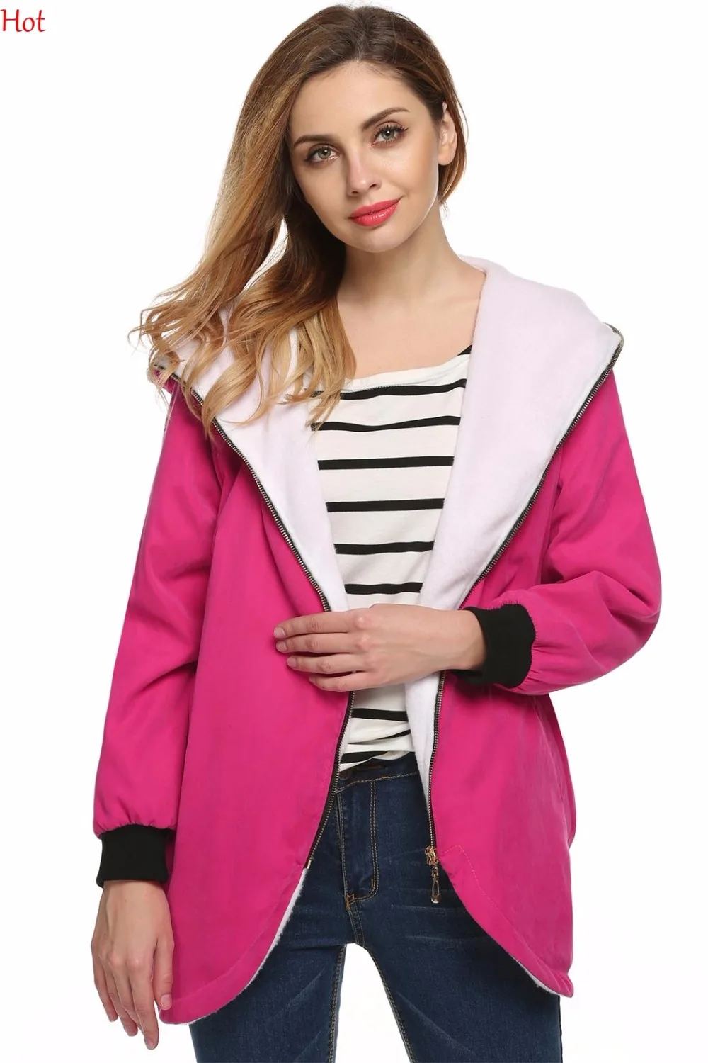 Новые осенние стильные женские пальто Необычные тонкие куртки с молнией и