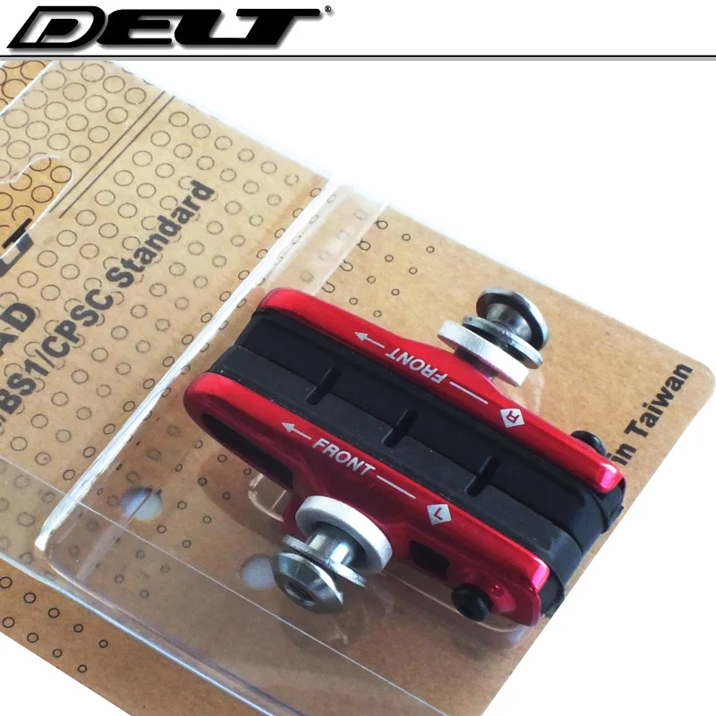 CNC 1 пара MTB Горный Дорожный велосипед велосипедные тормоза обувь для SHIMANO 105 резьбовой пост 55 мм тормоза черный, синий, красный, серебристый, золотой