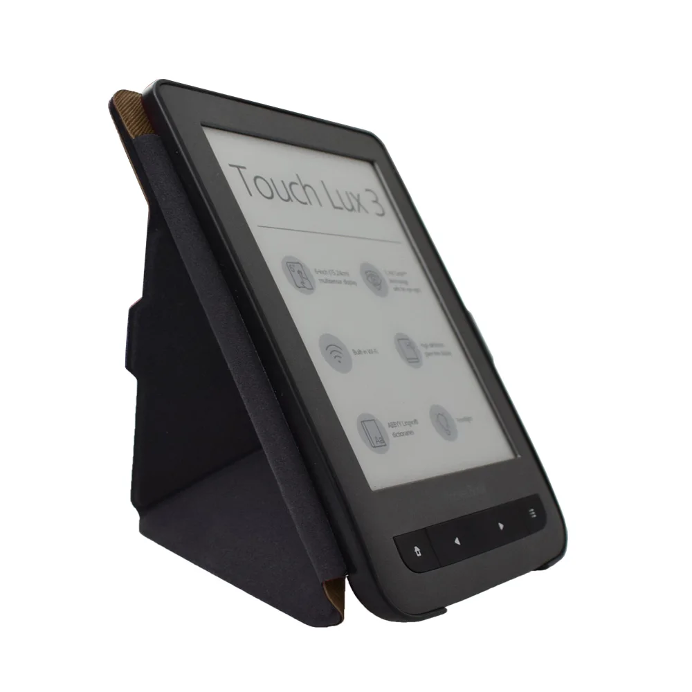 Чехол-книжка Pocketbook Basic 2 Touch Lux2/3 С Откидывающейся Крышкой для электронной книги, чехол для Pocketbook 614 615 624 625 626 защитная оболочка для Читалки+ пленка+ ручка