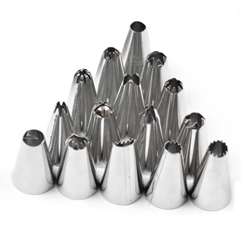 35 шт./компл. Набор насадок для украшения тортов из нержавеющей стали | Дом и сад