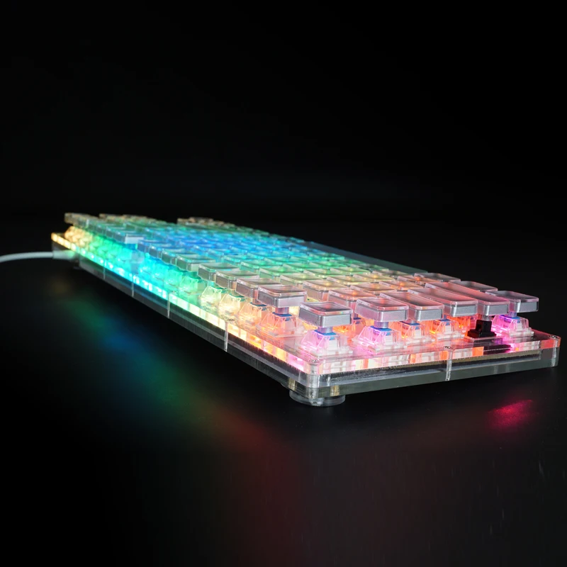 ARMS 87 ключей USB Проводная Механическая клавиатура светодио дный подсветка