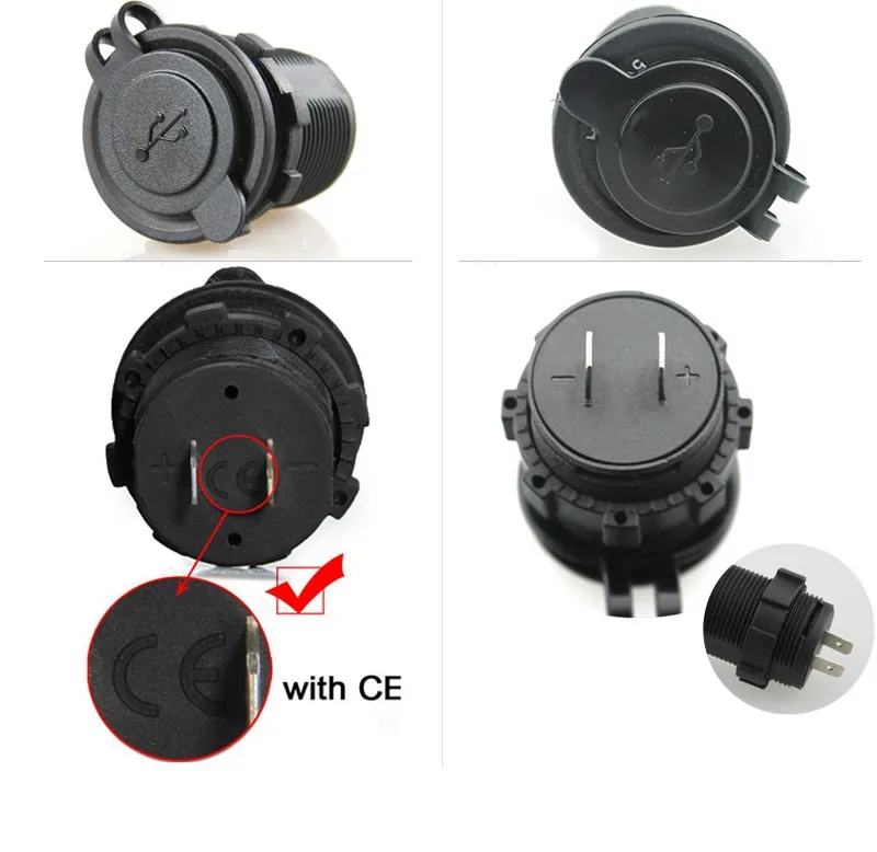 DC 12 V-24 V USB гнездо Splitter 3 в 1 автомобиль/лодка/телефон Зарядное устройство цифровой вольтметр углублённые встраиваемые цифровой Moto розетки машинная Зажигалка для сигарет