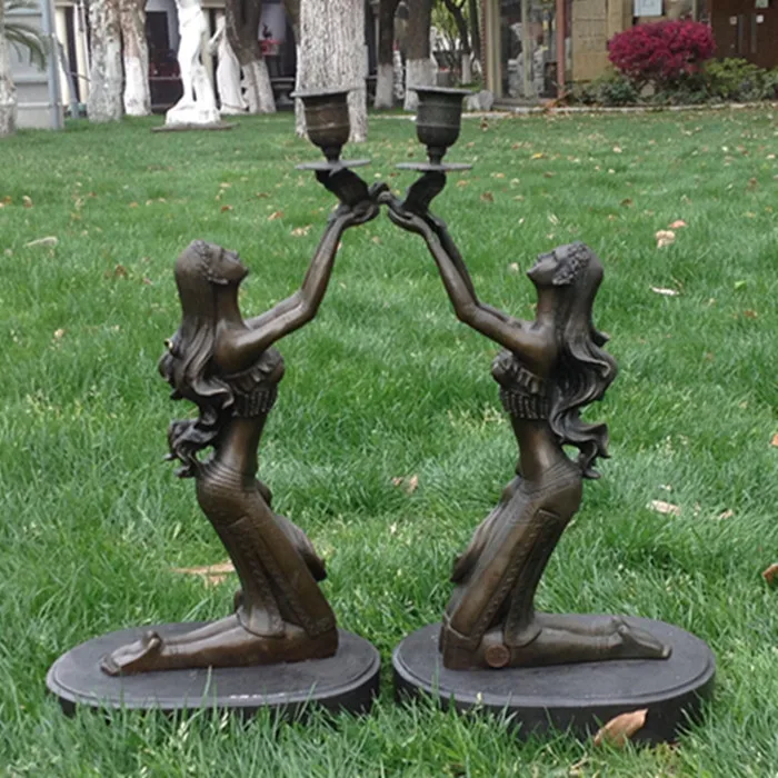 2 шт. медные ремесла бронзовые украшения Искусство молиться за мир свечи