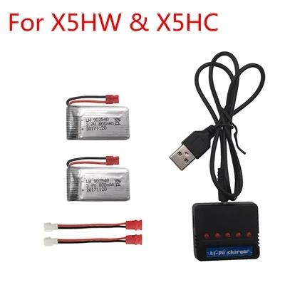 

Аккумулятор LiPo 800 в мАч + зарядное устройство USB для X5C X5 X5SW X5HW X5HC RC Дрон Квадрокоптер мАч запасные части