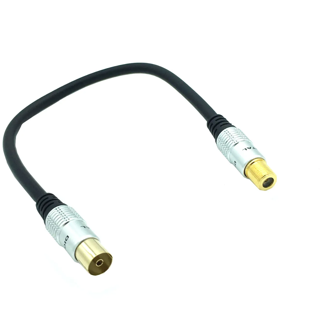 Коаксиальный ТВ спутниковый антенный кабель 9 5 мм мама разъем F типа 0 3 м|tv cable