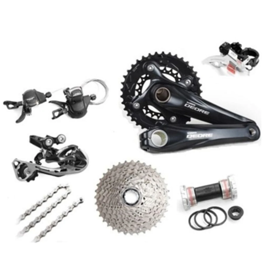 Новый SHIMANO Deore M610 2x10 20 скоростной горный велосипед двойной набор групп 7 шт.