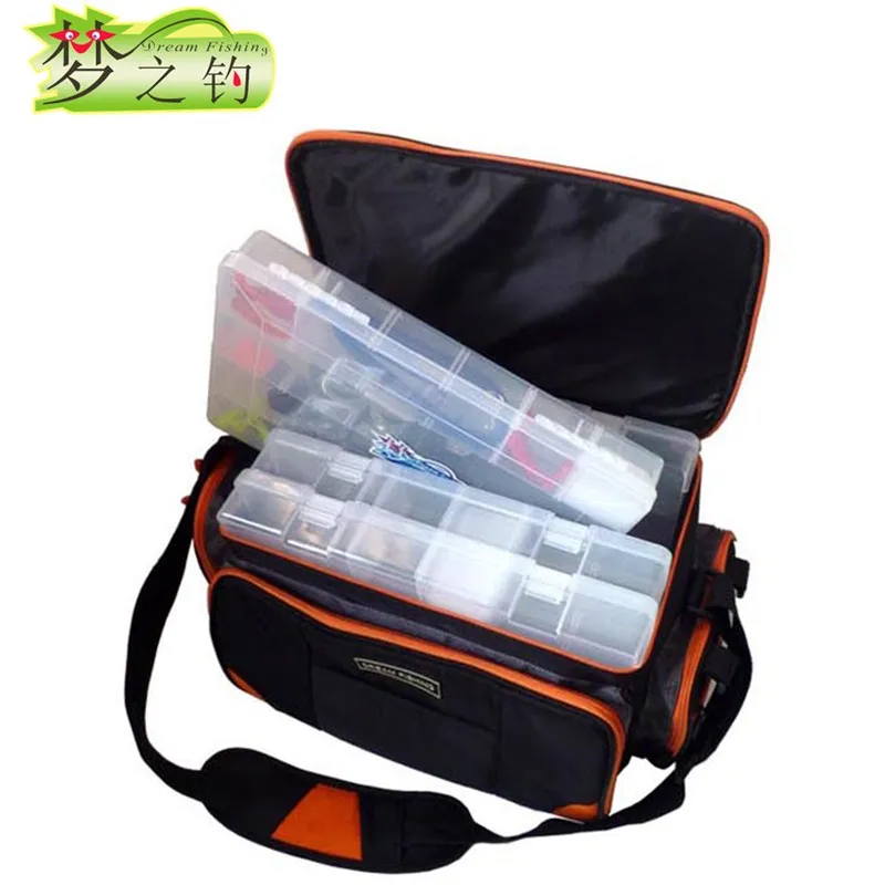Dream Fishing 37*23*24 см многофункциональная Рыболовная Сумка Bolsa Pesca водонепроницаемая