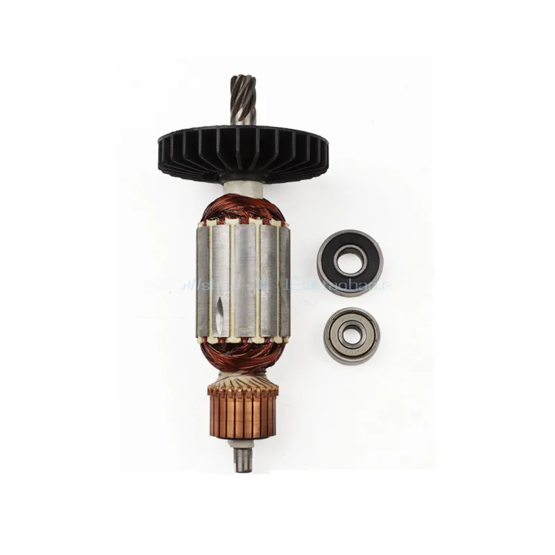 220 V/240 V арматура роторный якорь статор полевой двигатель Замена для Makita HR2800 HR2810 HR2811FT HR2811F электрический молоток - Цвет: rotor with bearing