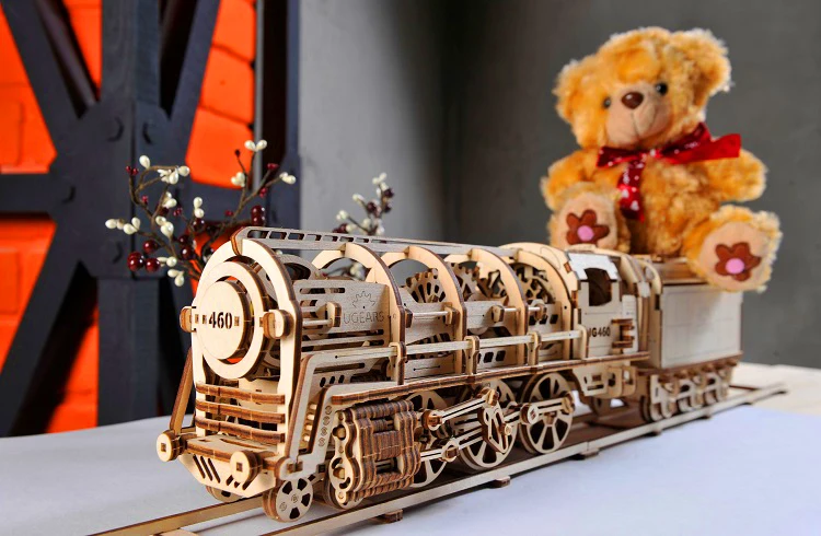 Ukraine UGEARS деревянная Механическая Трансмиссия модель взрослая собранная игрушка на день рождения Мужская детская Подарочная игрушка