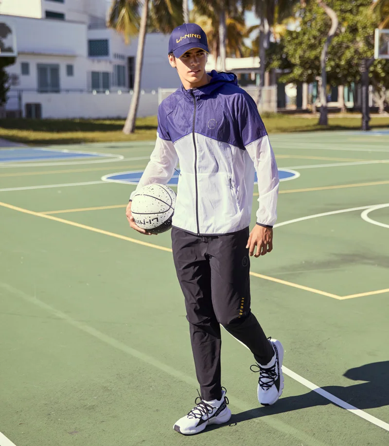Li-Ning/Мужская обувь для баскетбола на шнуровке; спортивная обувь из дышащей ткани с моноволокнистой подкладкой; кроссовки; AGBP009 XYL250