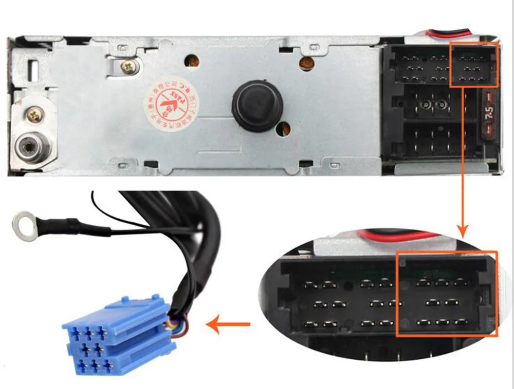 DC12V 8Pin автомобильный аудио адаптер aux usb интерфейс SD карта MP3/WMA декодер Авто cd-чейнджер для Audi A2 99-05/A3 01-06/A4/S4 98-0