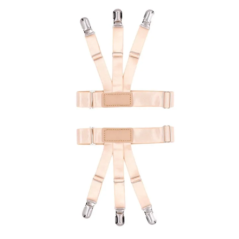 Регулируемая Мужская рубашка с подвязками эластичные Легинсы на ремнях