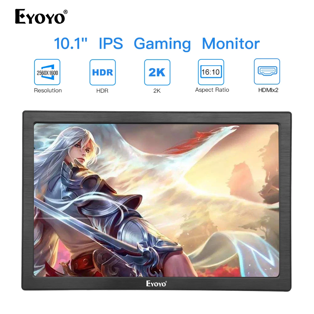 Тонкий портативный ЖК монитор с высоким разрешением 10 &quotusb ips hdmi для raspberry ПК 3