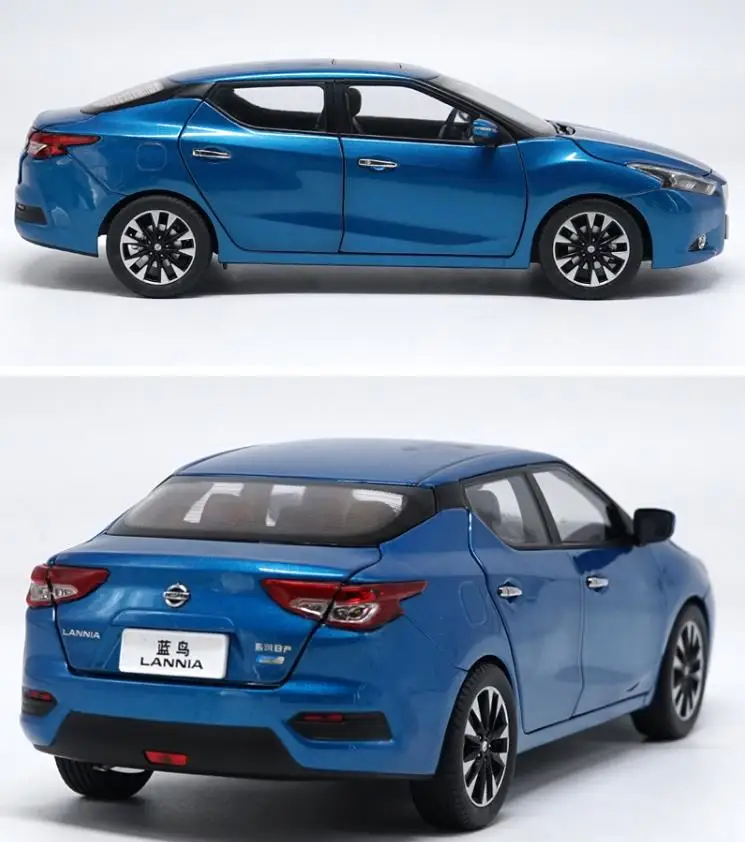 Оригинальная усовершенствованная модель коллекции, высокая имитация NISSAN LANNIA, 1:18 игрушечный автомобиль из сплава, литой металлический автомобиль