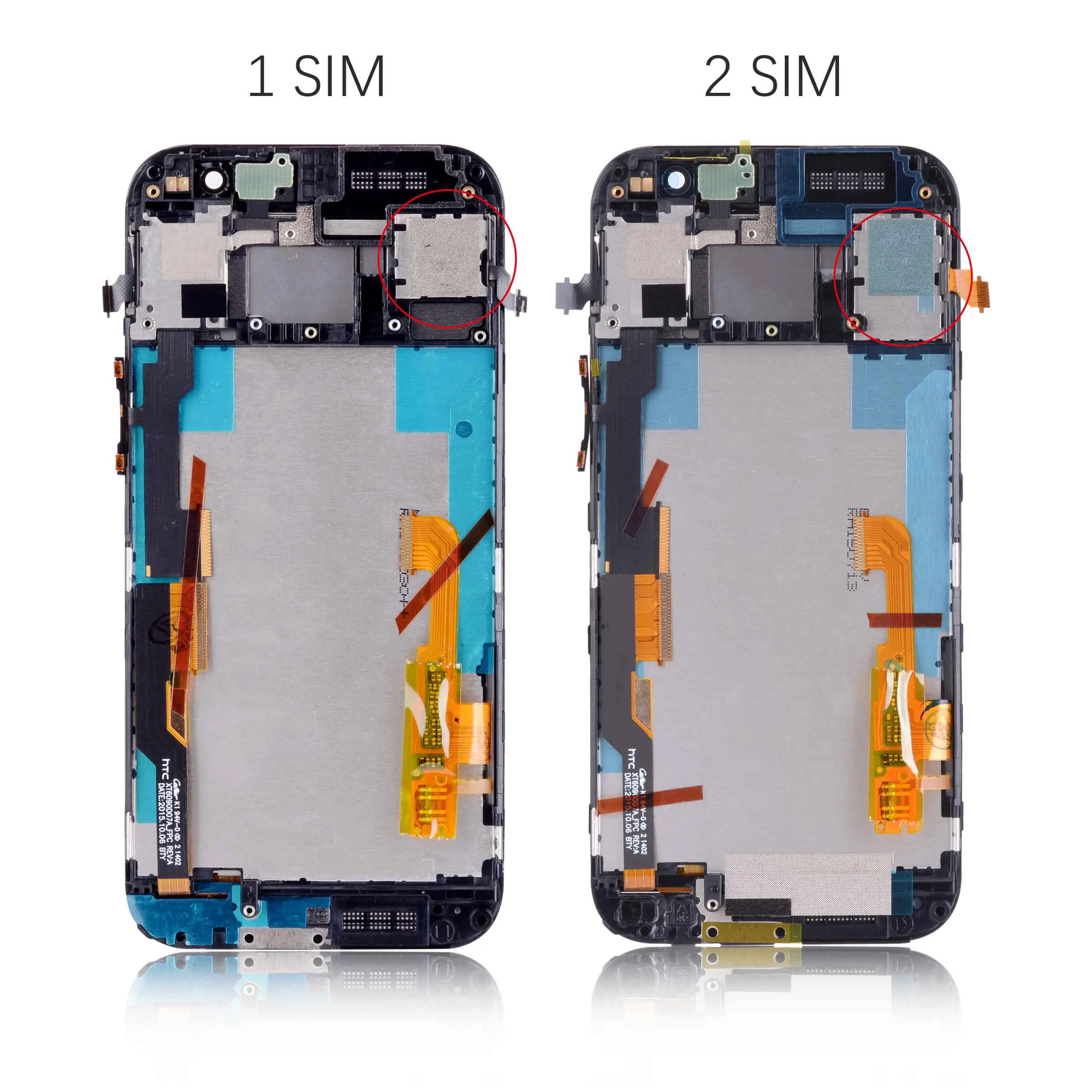 5 0 дюймовый ЖК-дисплей с рамкой для htc One M8 сенсорным экраном дигитайзер Запасные