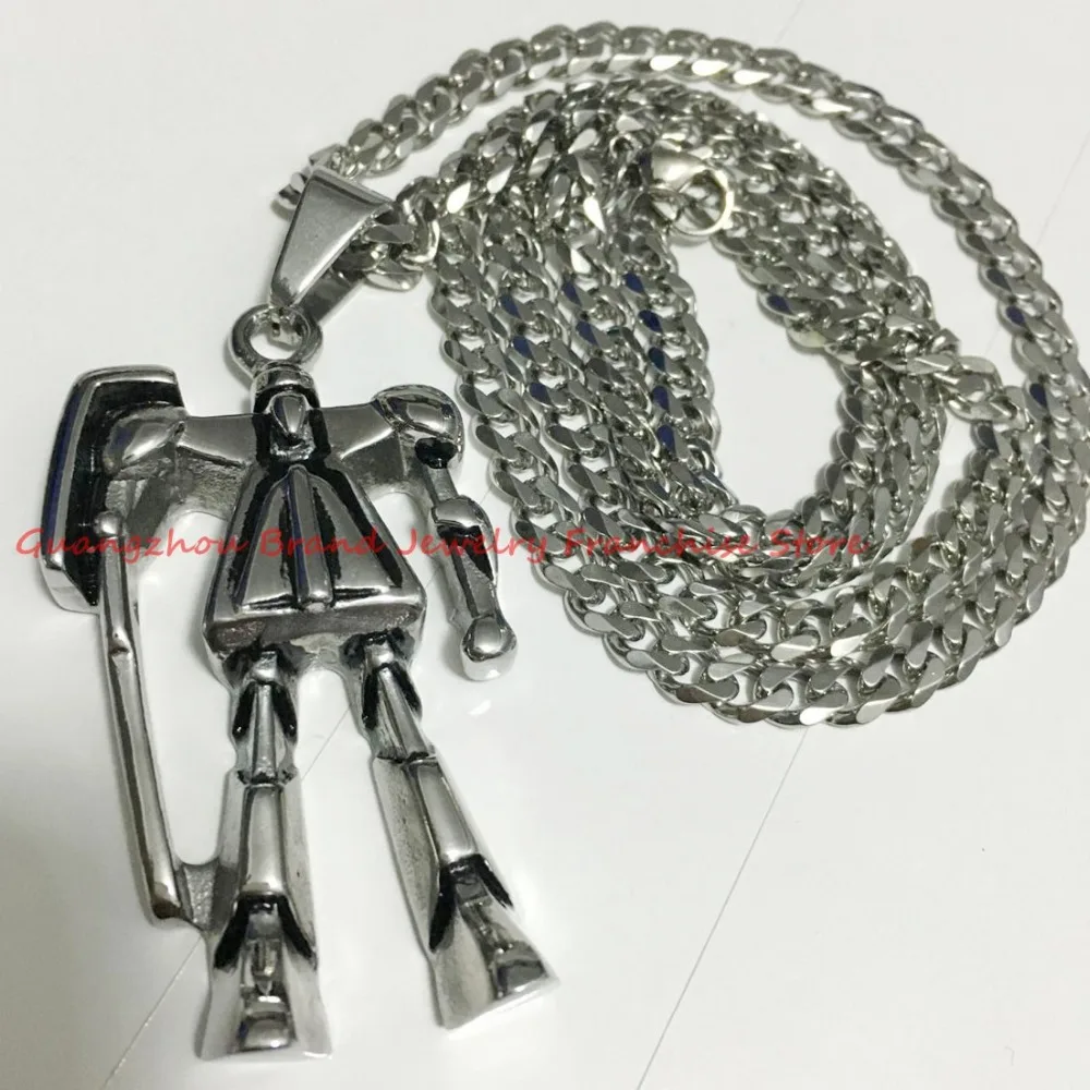 Новое поступление личности 316L Нержавеющая сталь серебро или золото топ робот