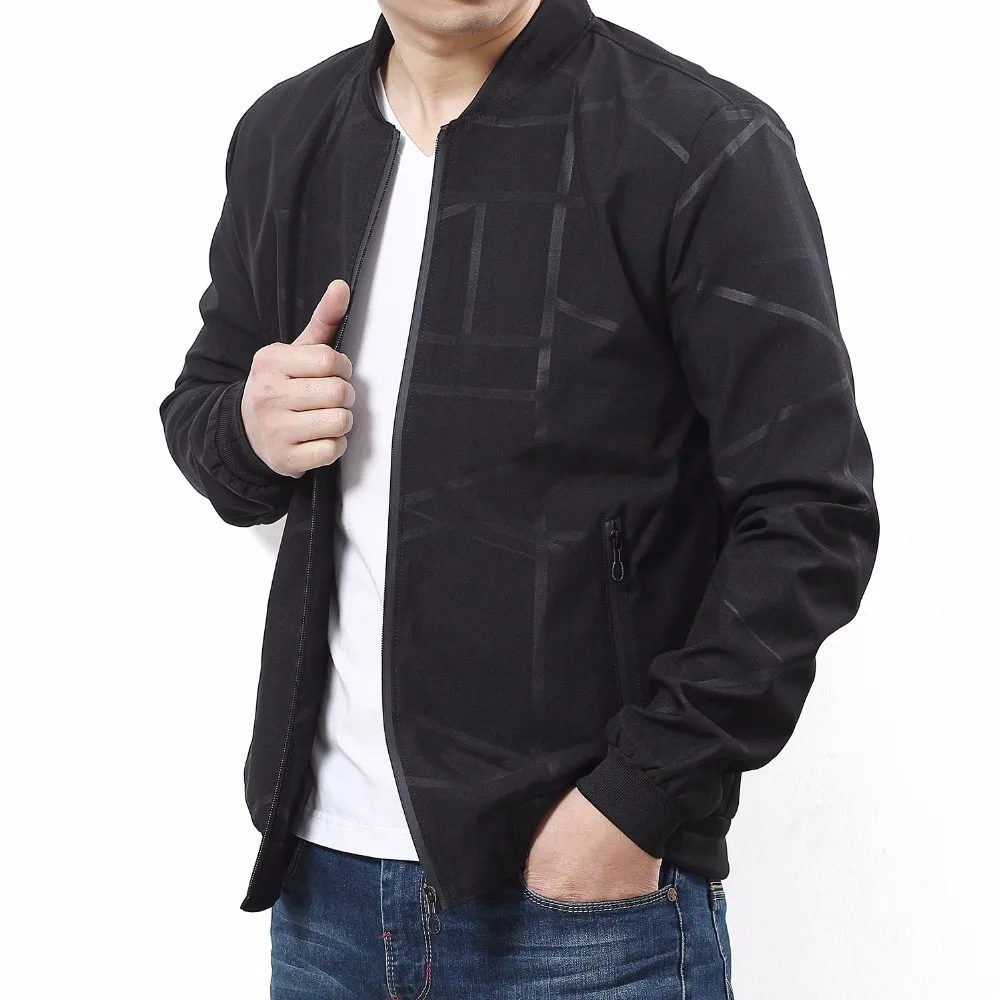 8XL 7XL 6XL plus size brand 2018 sale quality Bomber casual Jacket trench coat black solid coats clothing clothes | Мужская одежда