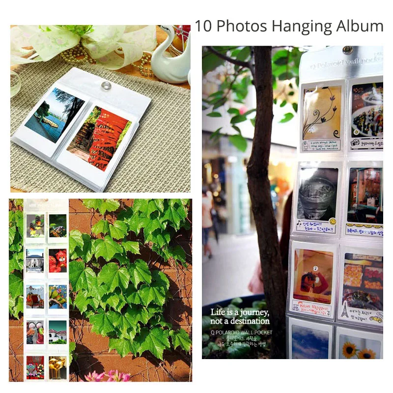 10 фотографий Подвесной Настенный альбом для Fujifilm Instax Mini 9 8 8+ 7s 70 25 50s 90 фильмов, пленки Polariod 300 Mini