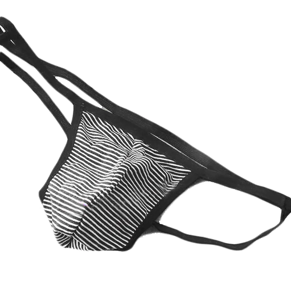 Мужские трусы бикини с низкой посадкой в полоску|G-стринги и танга| |