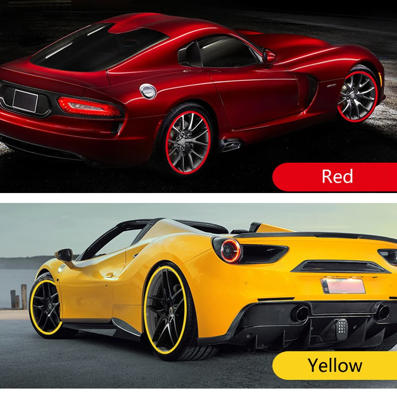 Защитная Наклейка на ступицу колеса автомобиля декоративная полоса для