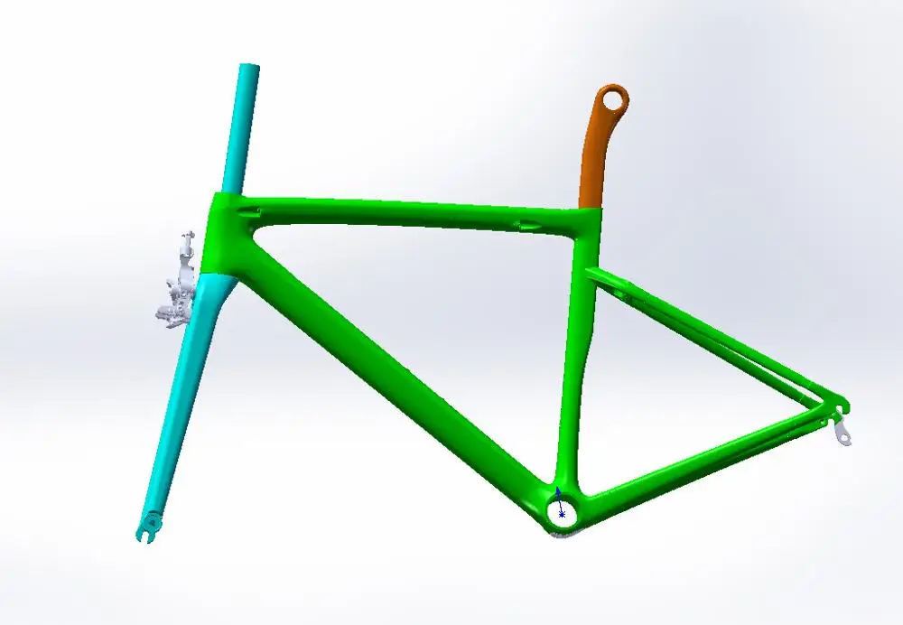 Dc019 ceccotti карбоновая рама для дорожного велосипеда Toray PF30/BB30/BSA + вилка подседельный