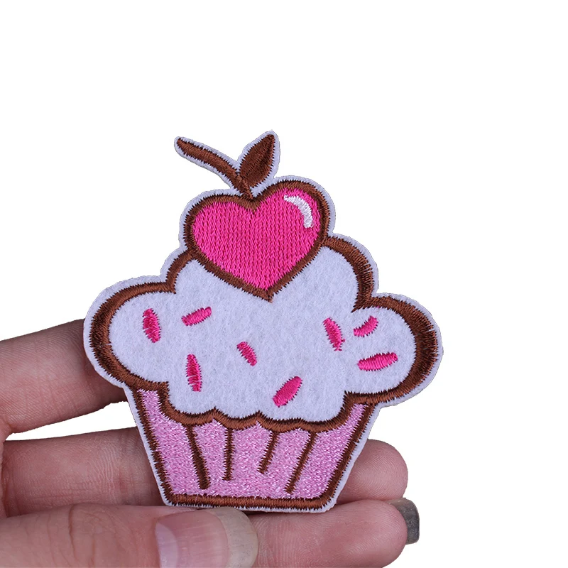 Наклейка Pulaqi с рисунком торта наклейка на руку бейдж пришивной металлический