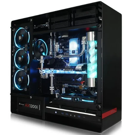 С корпусом для водяного охлаждения I9 7900X 32G роскошный компьютерный хост