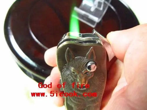 Smoking set plastics cigarette box funny lighter Wolf sculpture personalized lighters Cigarette accessories! | Дом и сад