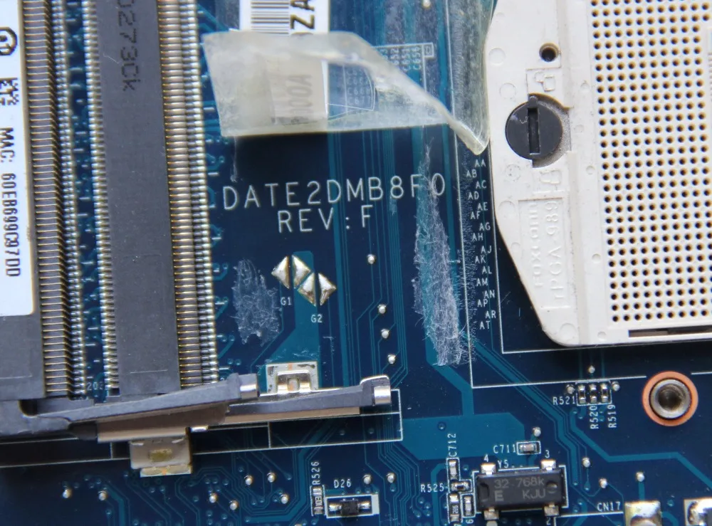 A000073510 для Toshiba L600 L645 материнская плата ноутбука DATE2DMB8F0 с 216 0772000 GPU на борту HM55 DDR3
