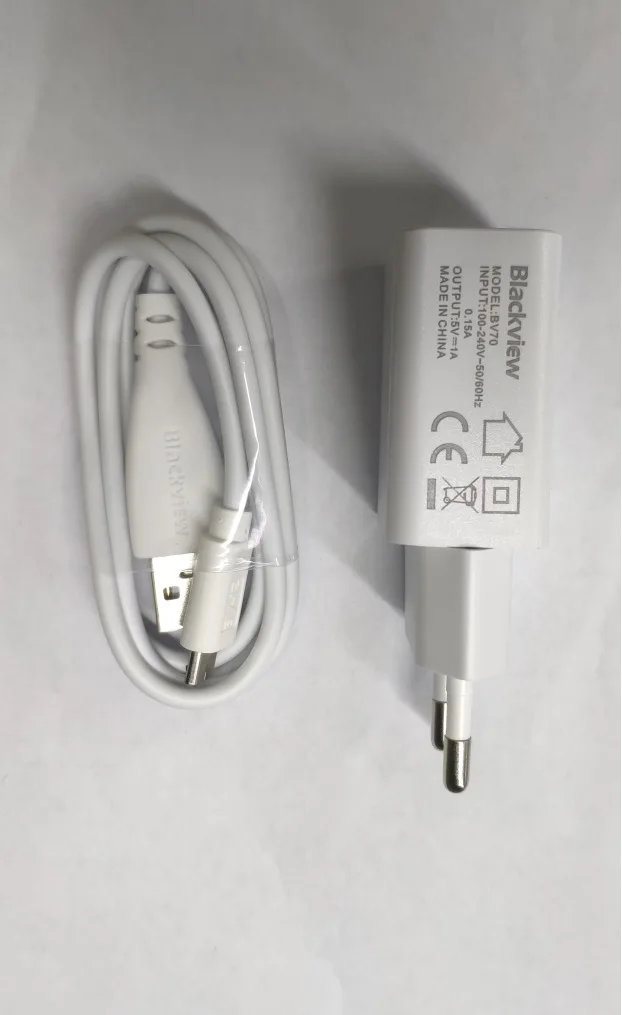 Blackview A30 Nuovo Caricabatterie Da Viaggio + USB Tipo-C Cavo Per A20 A20PRO Il Numero di Inseguimento | Мобильные телефоны и